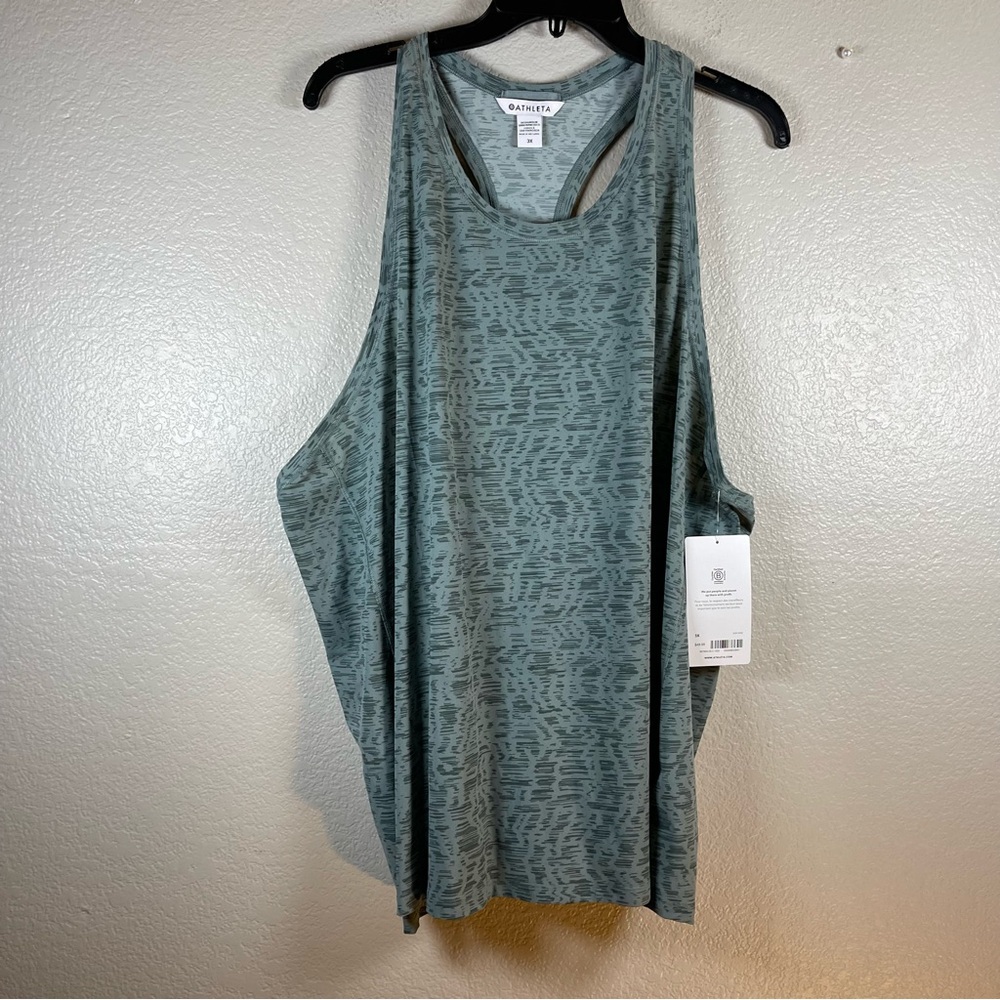 Athleta Ultimate train printed Tank top SZ 3X